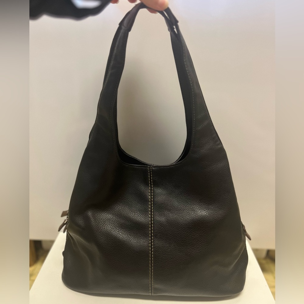 NINE WEST TRENDY LEATHER BAG